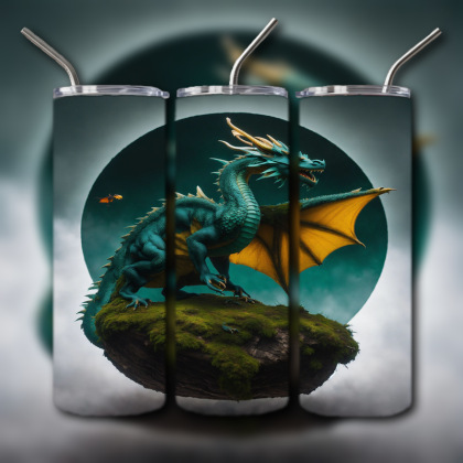 Japanese Dragon Tumbler