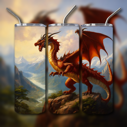 Japanese Dragon Tumbler