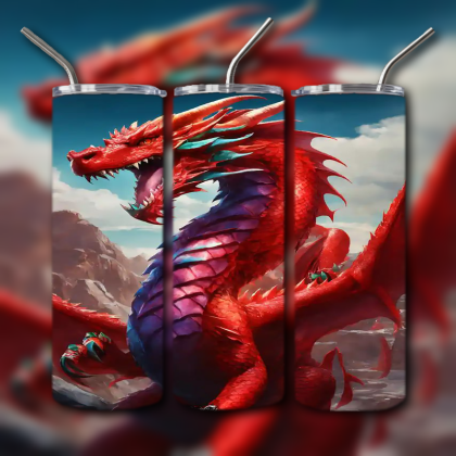 Japanese Dragon Tumbler