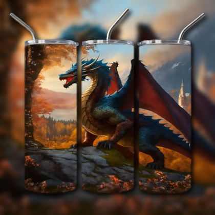 Japanese Dragon Tumbler