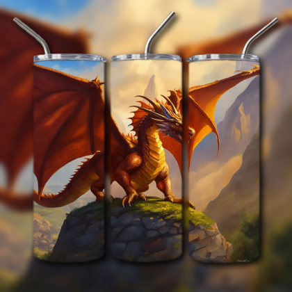Japanese Dragon Tumbler