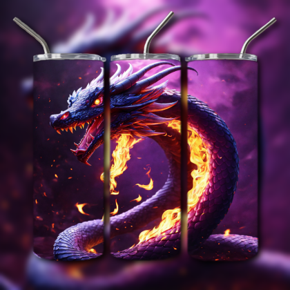 Japanese Dragon Tumbler