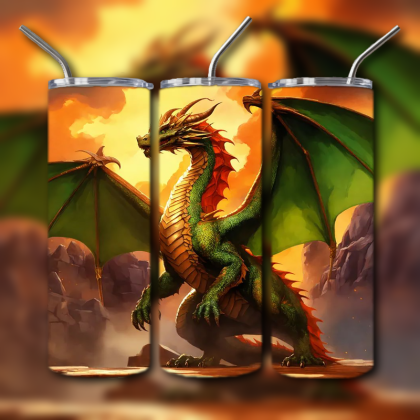 Japanese Dragon Tumbler