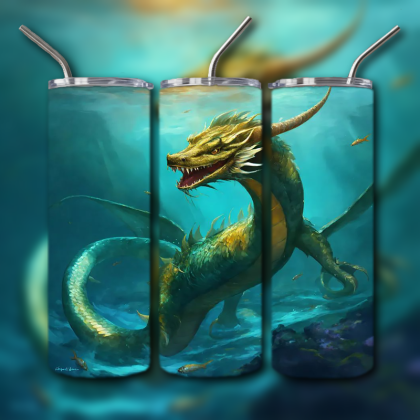 Japanese Dragon Tumbler