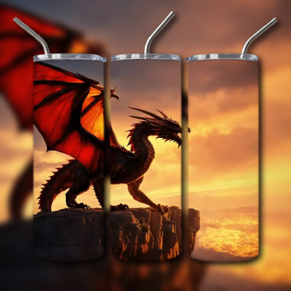 Japanese Dragon Tumbler