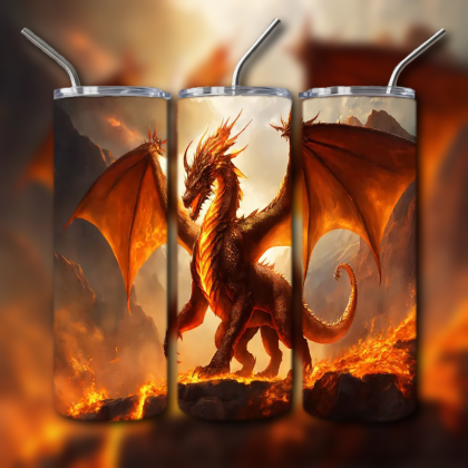 Japanese Dragon Tumbler