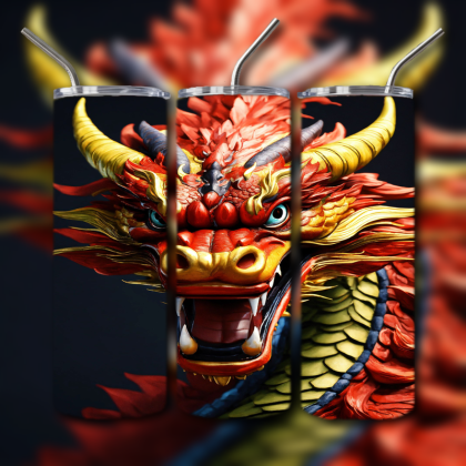 Japanese Dragon Tumbler