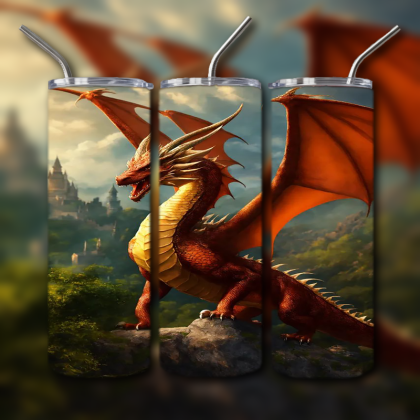Japanese Dragon Tumbler