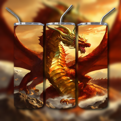 Japanese Dragon Tumbler