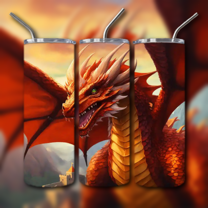 Japanese Dragon Tumbler