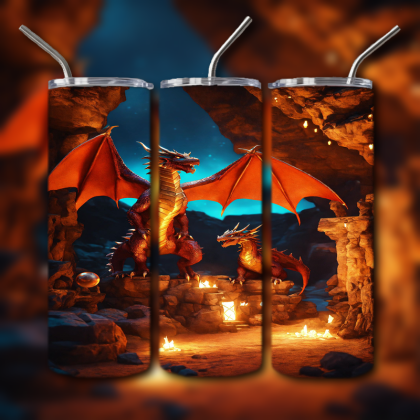Japanese Dragon Tumbler