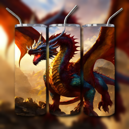 Japanese Dragon Tumbler