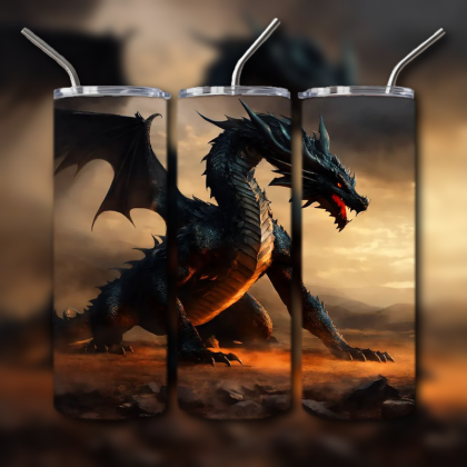 Japanese Dragon Tumbler