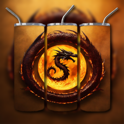 Japanese Dragon Tumbler