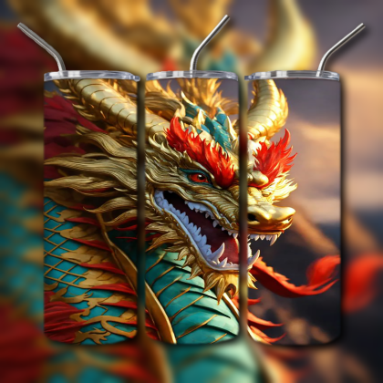 Japanese Dragon Tumbler