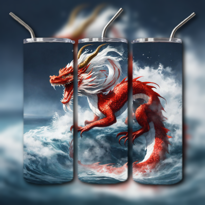 Japanese Dragon Tumbler