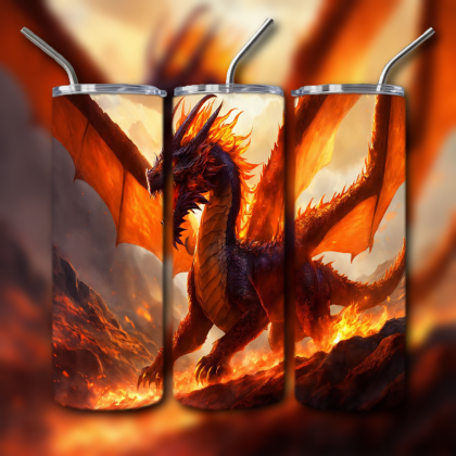 Japanese Dragon Tumbler
