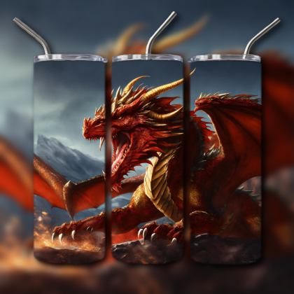 Japanese Dragon Tumbler