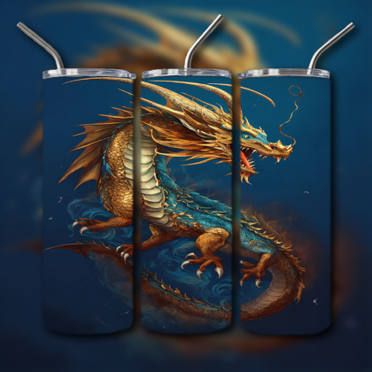 Japanese Dragon Tumbler