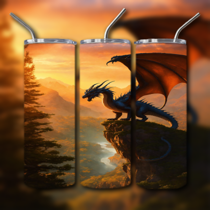 Japanese Dragon Tumbler
