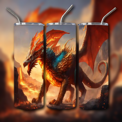 Japanese Dragon Tumbler