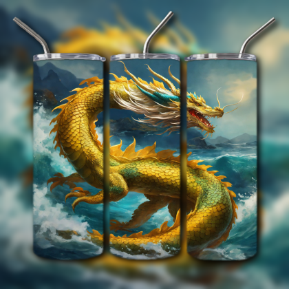 Japanese Dragon Tumbler