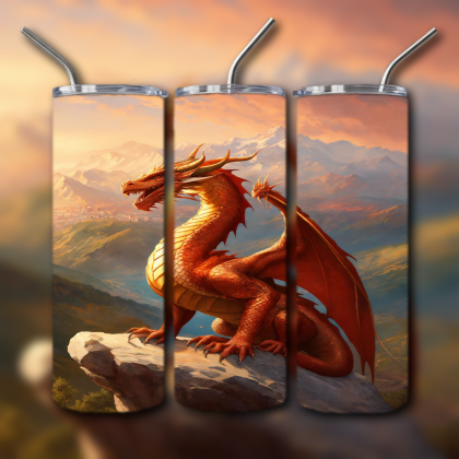 Japanese Dragon Tumbler