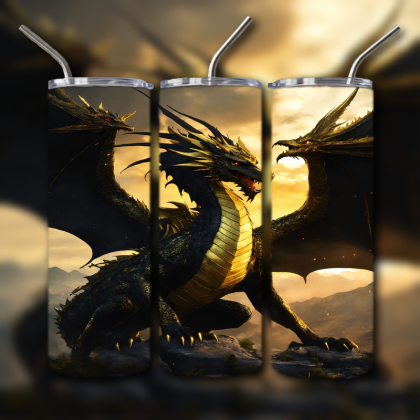 Japanese Dragon Tumbler