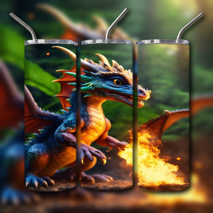 Japanese Dragon Tumbler