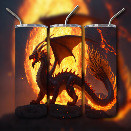 Japanese Dragon Tumbler