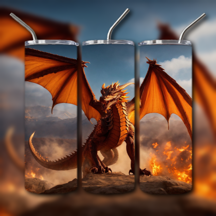 Japanese Dragon Tumbler