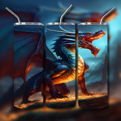 Japanese Dragon Tumbler
