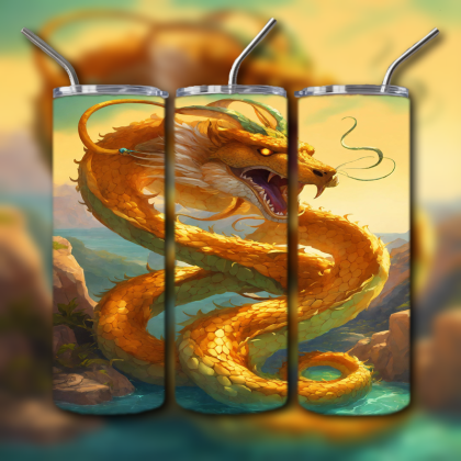 Japanese Dragon Tumbler