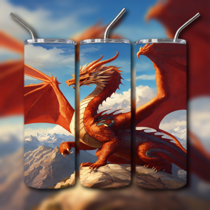 Japanese Dragon Tumbler