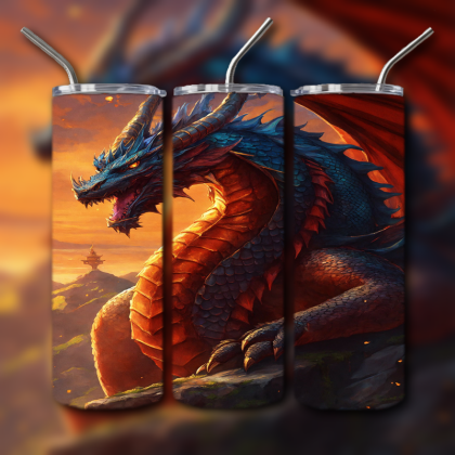 Japanese Dragon Tumbler
