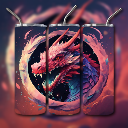 Japanese Dragon Tumbler