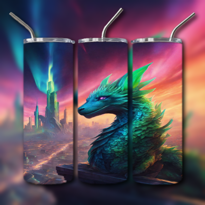 Japanese Dragon Tumbler