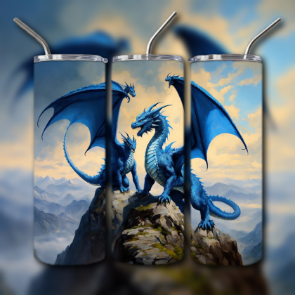Japanese Dragon Tumbler