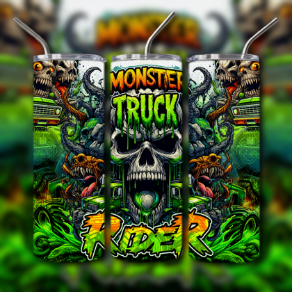 Monster Truck Tumbler