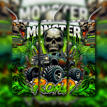 Monster Truck Tumbler