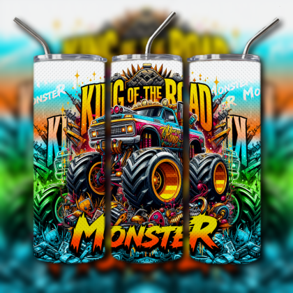 Monster Truck Tumbler