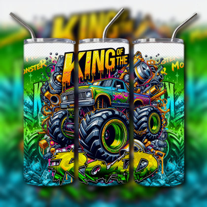 Monster Truck Tumbler