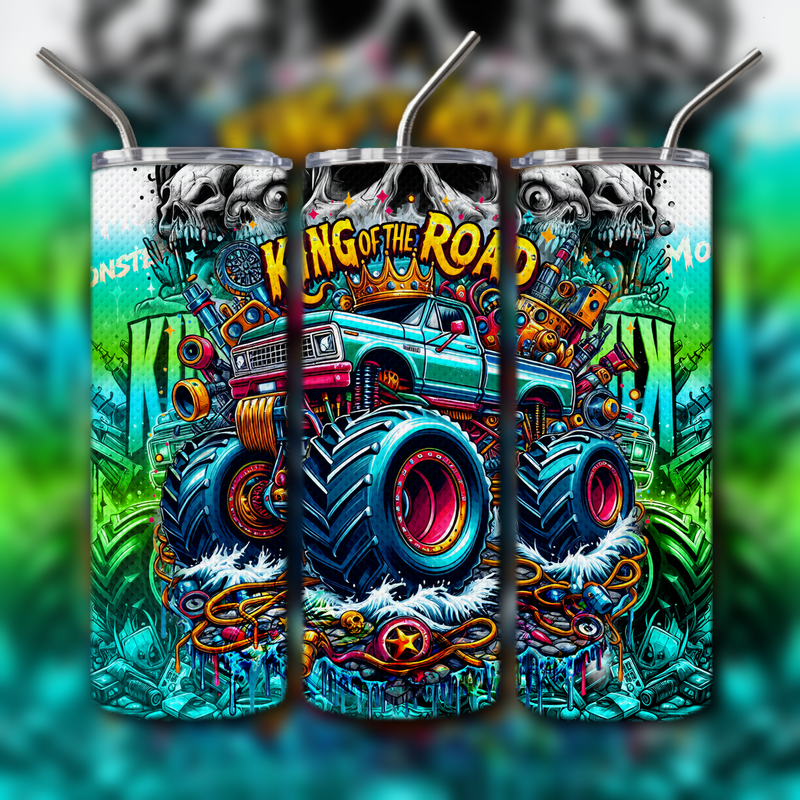 Monster Truck Tumbler