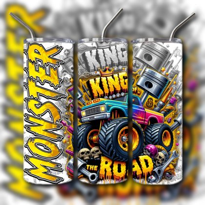 Monster Truck Tumbler
