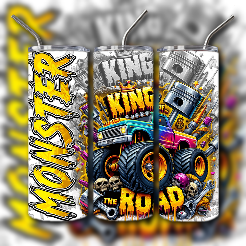 Monster Truck Tumbler