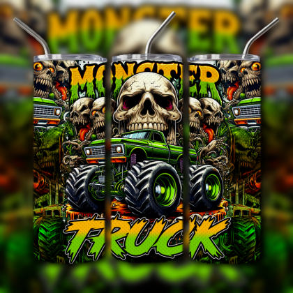 Monster Truck Tumbler
