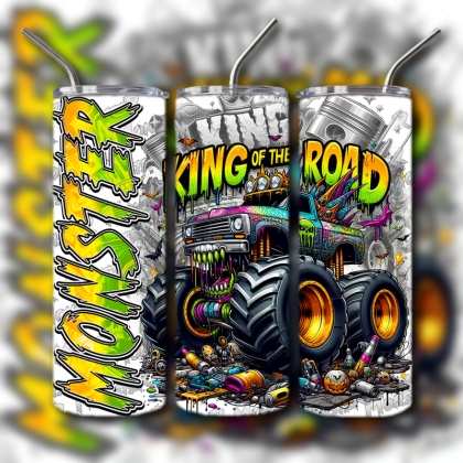 Monster Truck Tumbler