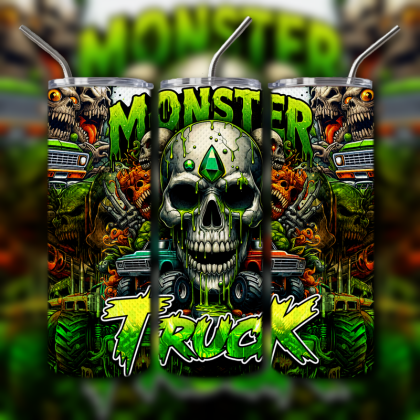 Monster Truck Tumbler