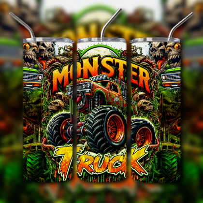Monster Truck Tumbler