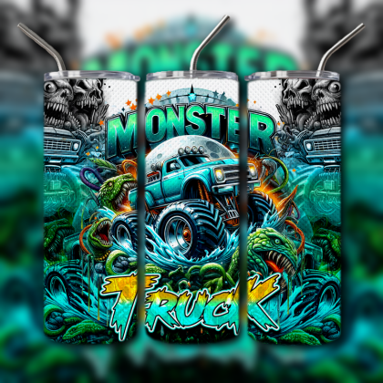 Monster Truck Tumbler